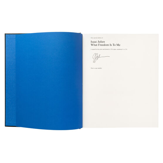 Isaac Julien signed special edition exhibition book